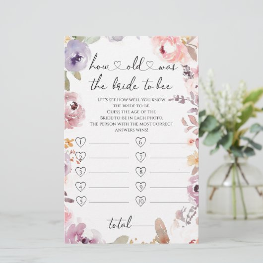 Wilde bloemen Hoe oud was de bruid om mee te spele (Staand voorkant)