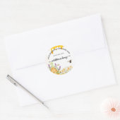 Wilde Bloemen Honing Pot Etiketten | Bijen Bijenim (Envelop)