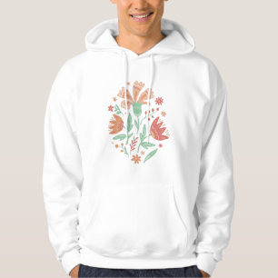 Wilde bloemen hoodie