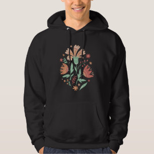 Wilde bloemen hoodie