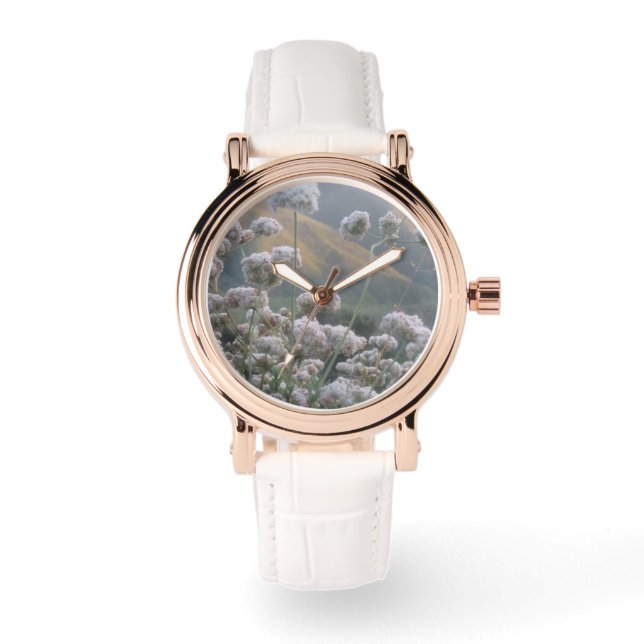 Wilde bloemen horloge (Voorkant)