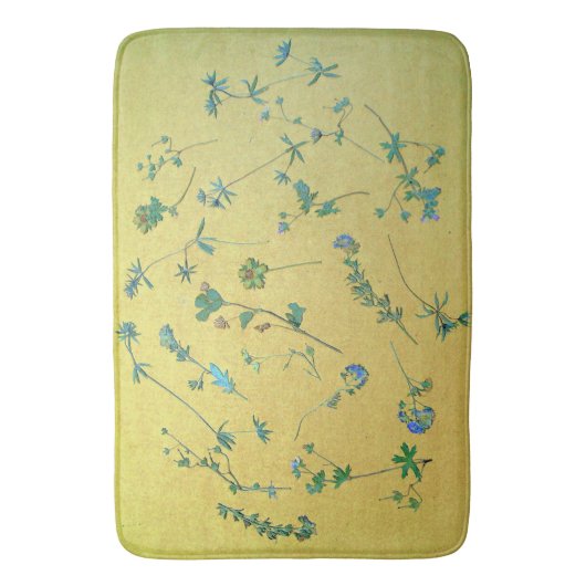 wilde bloemen III Badmat (Voorkant Verticaal)