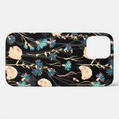 Wilde bloemen illustraties.  naadloos deel Case-Mate iPhone case (Achterkant (horizontaal))