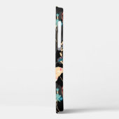 Wilde bloemen illustraties.  naadloos deel Case-Mate iPhone case (Achterkant / Links)