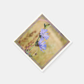 Wilde bloemen in de ochtend servet (Hoek)