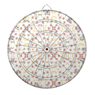 Wilde bloemen in de tuin dartbord