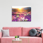 Wilde bloemen in de zon | Anza-Borrego-woestijn Canvas Afdruk (Insitu (Woonkamer))