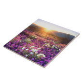 Wilde bloemen in de zon | Anza-Borrego-woestijn Tegeltje (Zijkant)