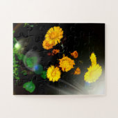 Wilde bloemen in de zon legpuzzel (Horizontaal)
