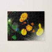 Wilde bloemen in de zon legpuzzel (Horizontaal)