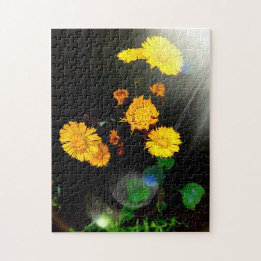 Wilde bloemen in de zon legpuzzel (Verticaal)