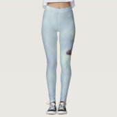 Wilde bloemen in een Cowboy Boot Leggings (Voorkant)