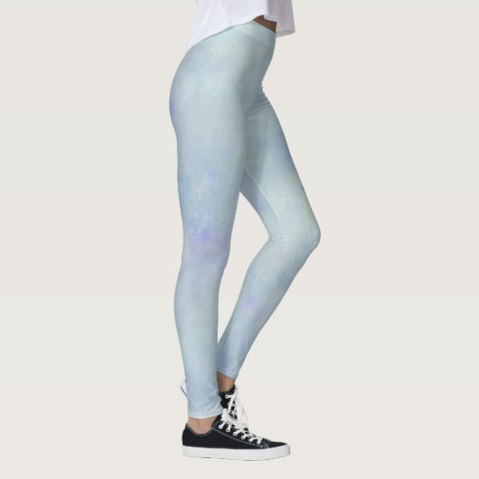 Wilde bloemen in een Cowboy Boot Leggings (Rechts)