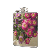 Wilde bloemen in een Vase Whiskey Flask Heupfles (Links)