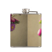 Wilde bloemen in een Vase Whiskey Flask Heupfles (Achterkant)