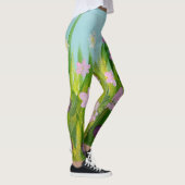 Wilde bloemen in het gras leggings (Rechts)