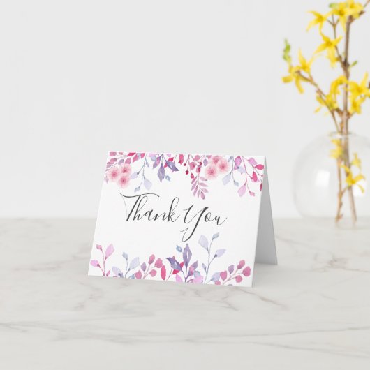 Wilde bloemen in het paars in het land kaart (Gele Bloem)