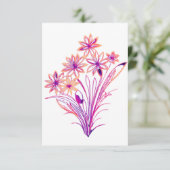 Wilde bloemen in het Paarse, gekoelde Bouquet (Staand voorkant)