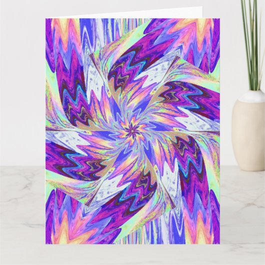 WILDE BLOEMEN IN PASTELS 1 KAART (Voorkant)