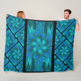 Wilde bloemen in Pastels 8 Fleece Deken