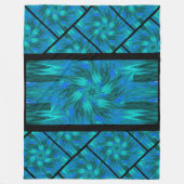 Wilde bloemen in Pastels 8 Fleece Deken (Voorkant)