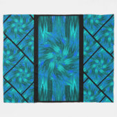 Wilde bloemen in Pastels 8 Fleece Deken (Voorkant (Horizontaal))