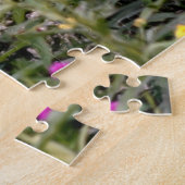 Wilde bloemen in veldfotografie legpuzzel (Zijkant)