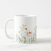 Wilde bloemen in Waterverven KoffieMok (Links)