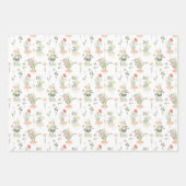 Wilde bloemen inpakpapier vel (Voorkant)