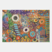 Wilde bloemen inpakpapier vel (Voorkant 3)