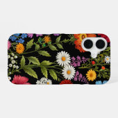WILDE BLOEMEN iPhone 16 HOESJE (Achterkant horizontaal)