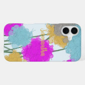 wilde bloemen iPhone hoesje (Achterkant horizontaal)