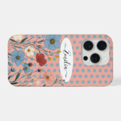 Wilde Bloemen  iPhone Hoesje (Achterkant horizontaal)
