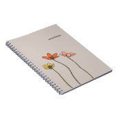Wilde bloemen Journal Notitieboek (Rechterzijde)