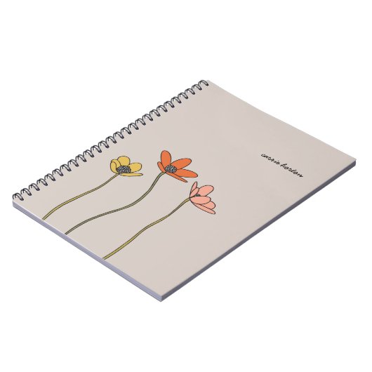 Wilde bloemen Journal Notitieboek (Linkerzijde)