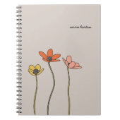 Wilde bloemen Journal Notitieboek (Voorkant)