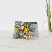 Wilde Bloemen Kaart (Voorkant)