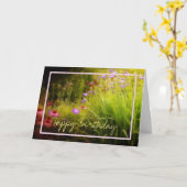 Wilde bloemen kaart (Gele Bloem)