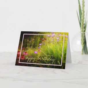 Wilde bloemen kaart