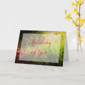 Wilde Bloemen Kaart (Gele Bloem)