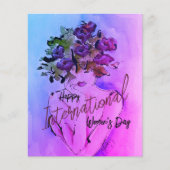 Wilde bloemen Kaart voor bloemennoot (Voorkant)