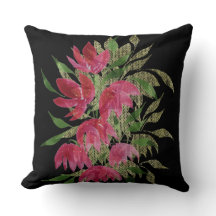 Wilde Bloemen Kant Textuur Boho Waterverf