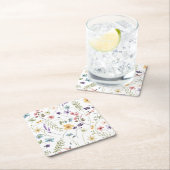 Wilde bloemen kartonnen onderzetters (Insitu)