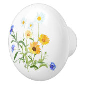 Wilde bloemen keramische knop (Rechts)