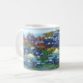 Wilde bloemen koffiemok (Voorkant links)