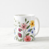 Wilde bloemen koffiemok (Voorkant rechts)