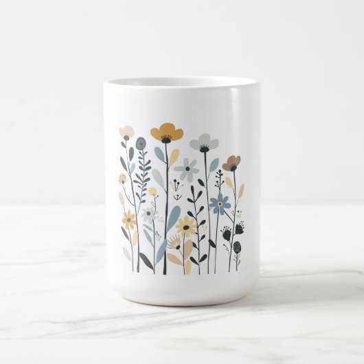 Wilde bloemen koffiemok (Center)