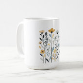 Wilde bloemen koffiemok (Voorkant links)