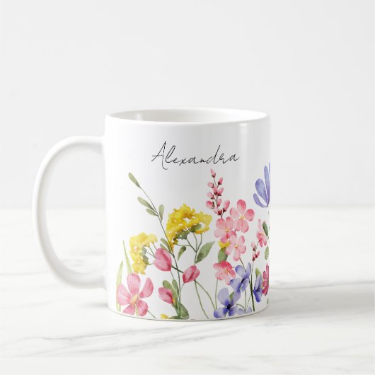 wilde bloemen koffiemok (Links)
