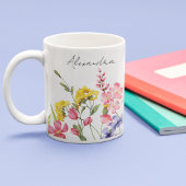 wilde bloemen koffiemok